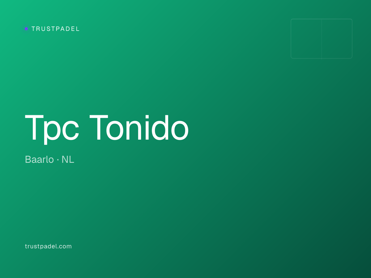 Tpc Tonido padel club