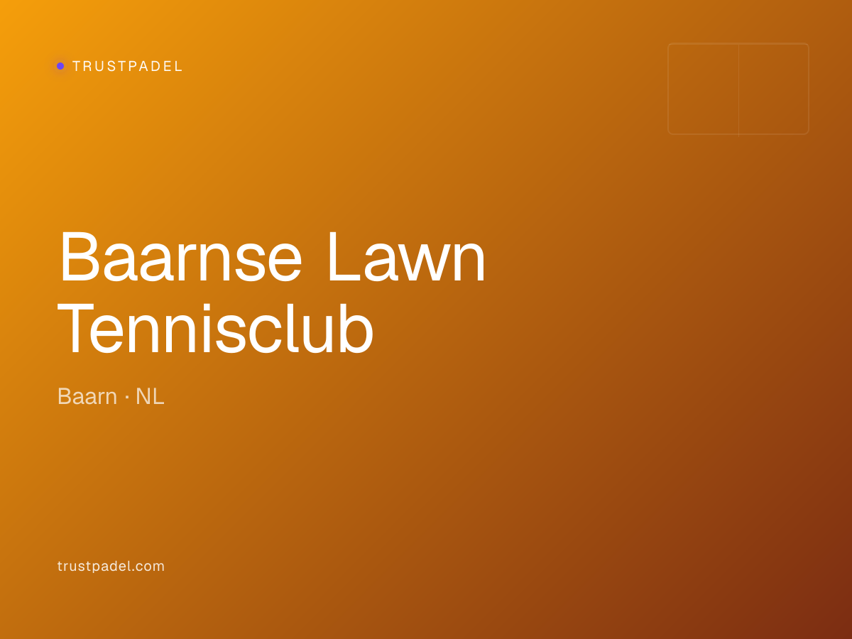 Baarnse Lawn Tennisclub padel club