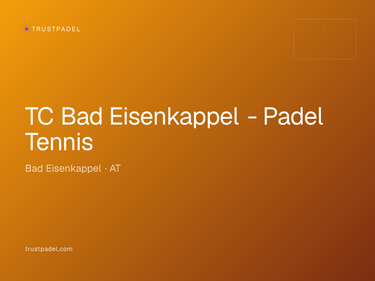 TC Bad Eisenkappel - Padel Tennis padel club