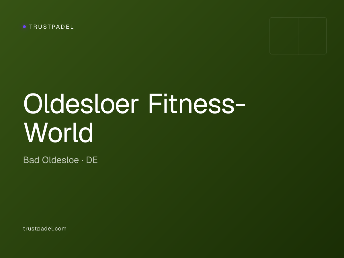 Oldesloer Fitness-World padel club