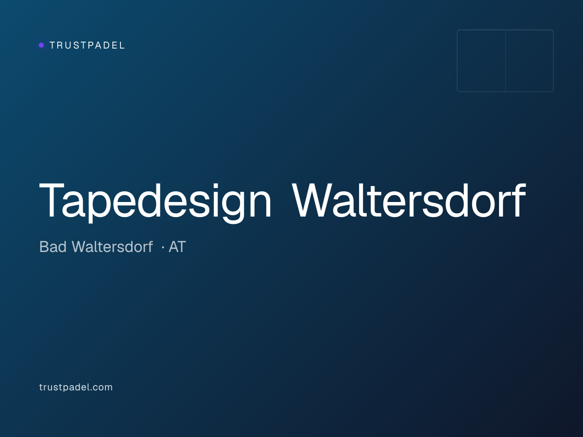 Tapedesign Waltersdorf padel club