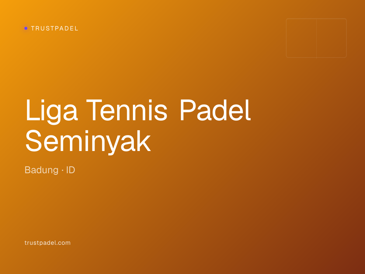 Liga Tennis Padel Seminyak padel club