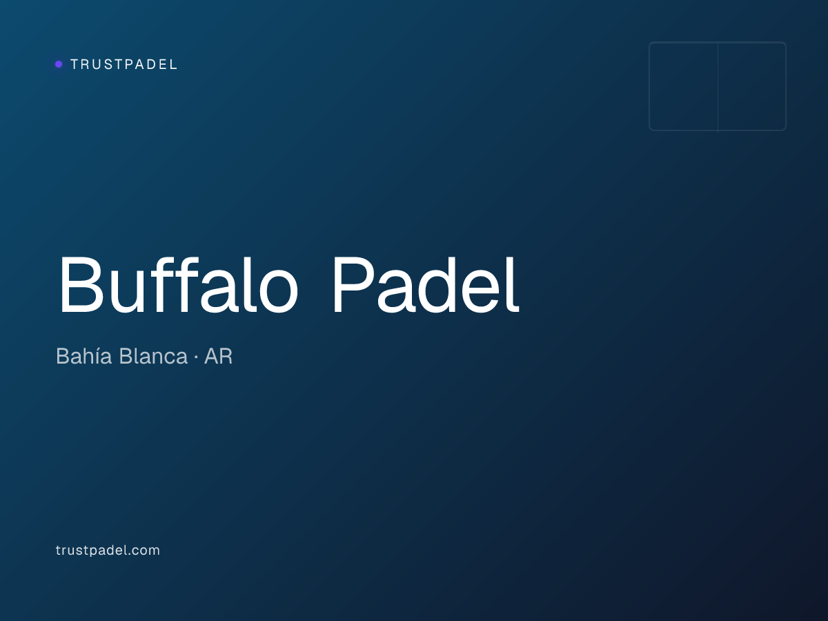 Buffalo Padel padel club
