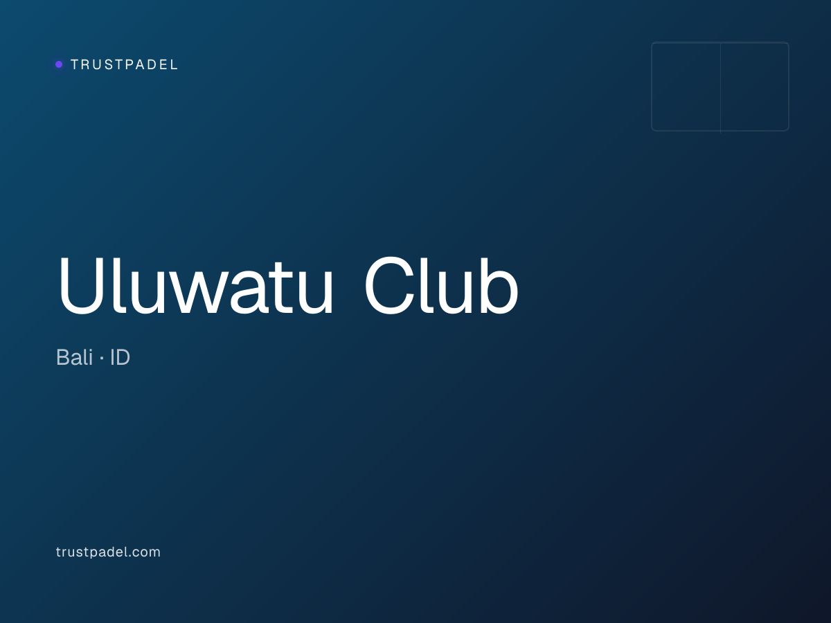 Uluwatu Club padel club