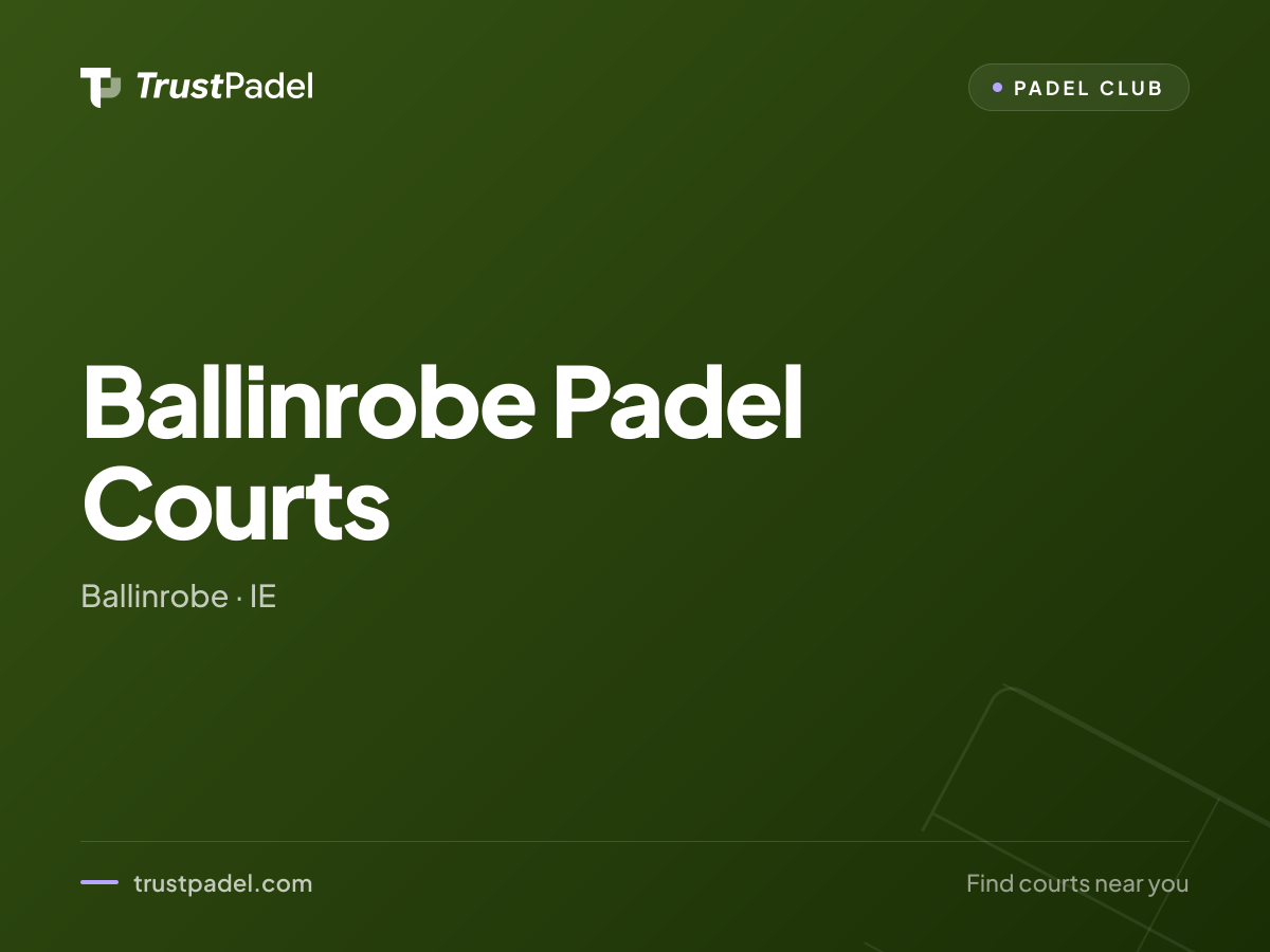 Ballinrobe Padel Courts padel club