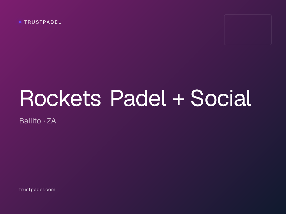 Rockets Padel + Social padel club