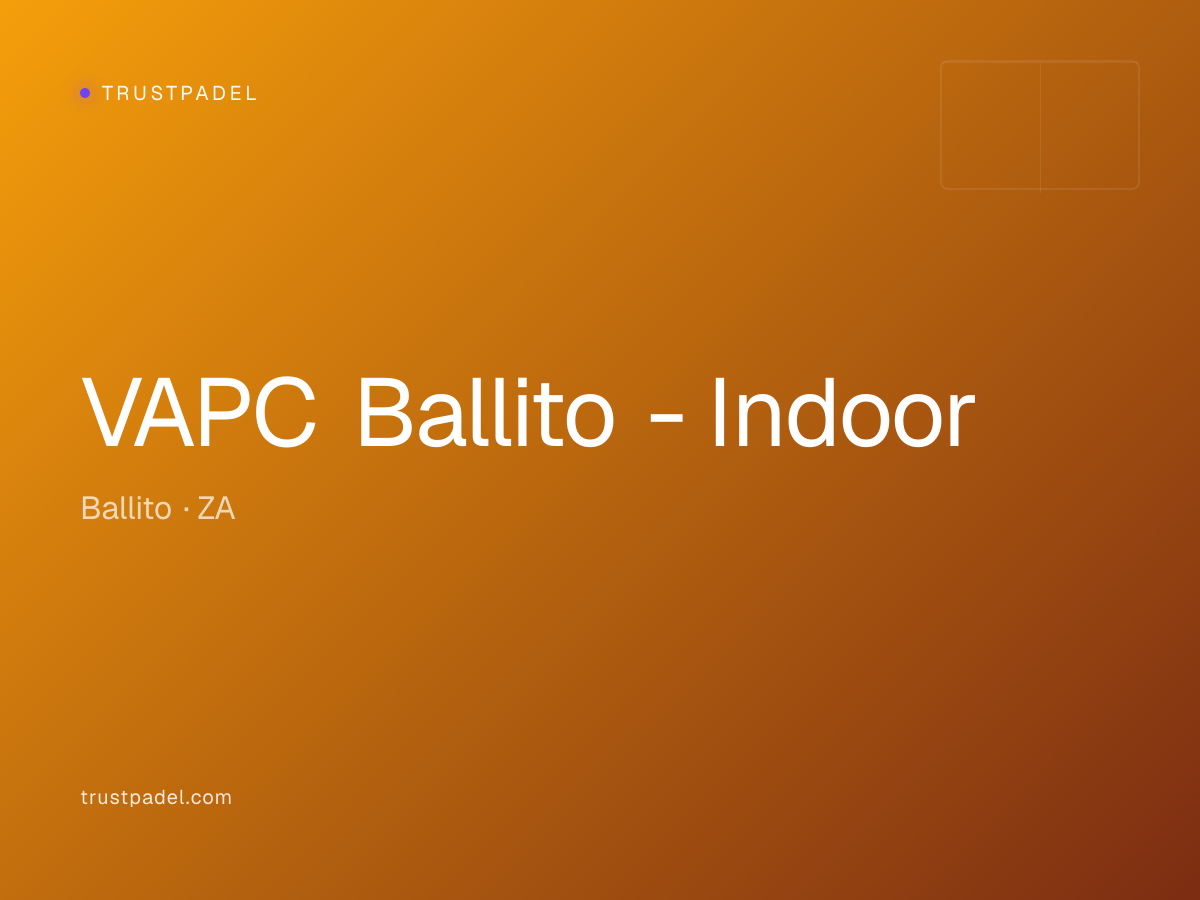 VAPC Ballito - Indoor padel club