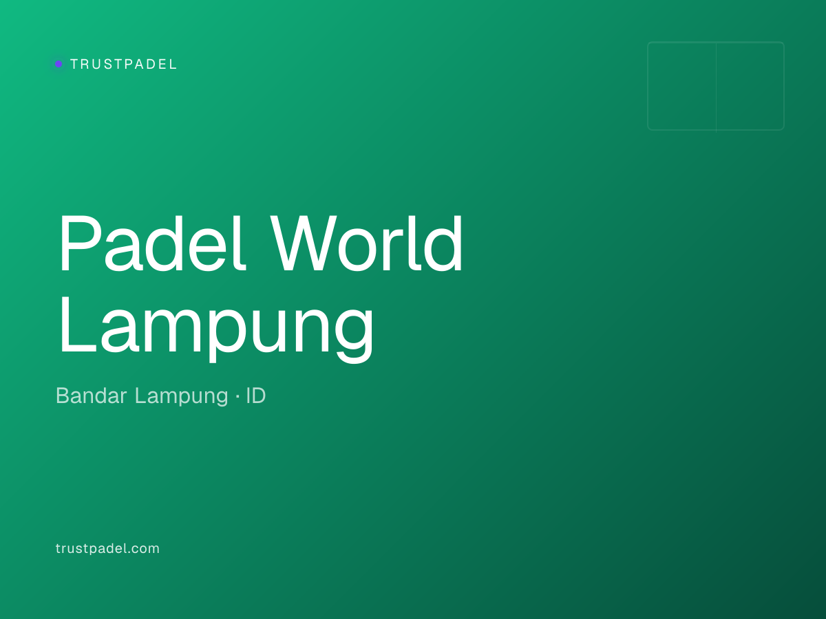 Padel World Lampung padel club
