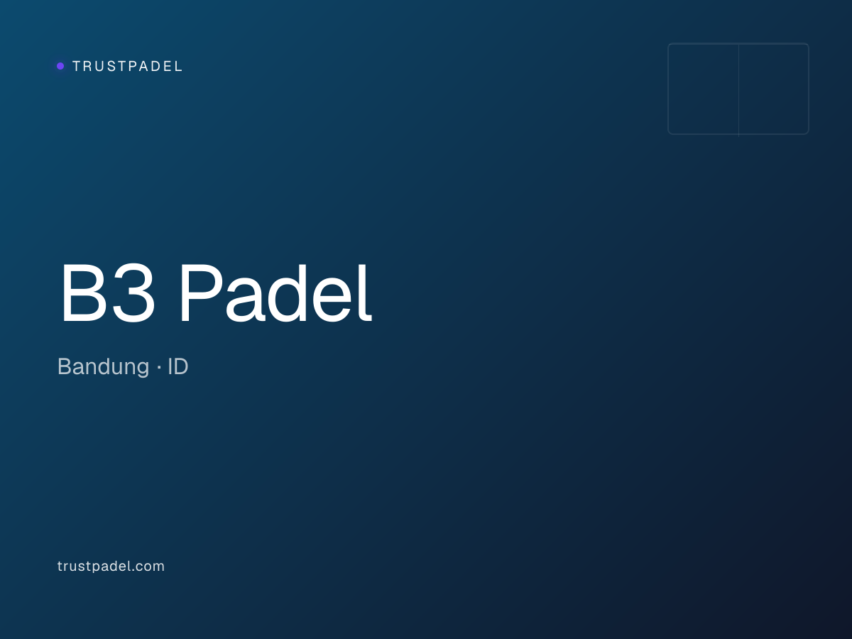B3 Padel padel club