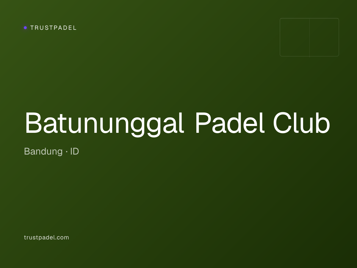 Batununggal Padel Club padel club