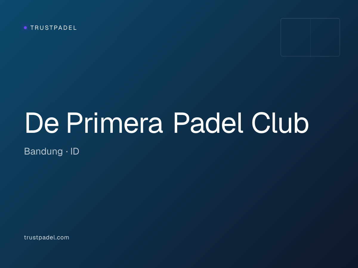De Primera Padel Club padel club