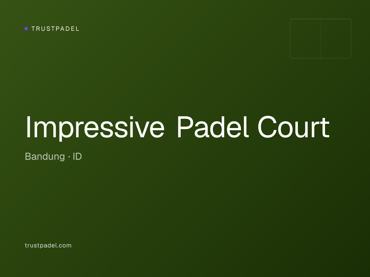Impressive Padel Court padel club