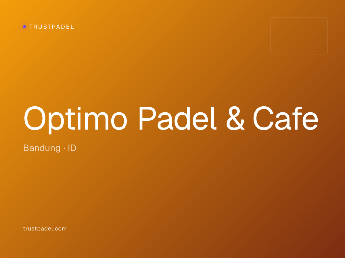 Optimo Padel & Cafe padel club