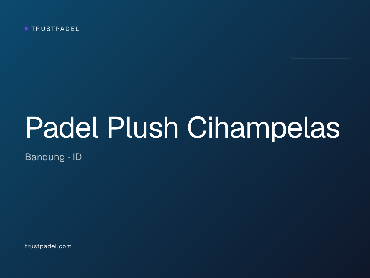 Padel Plush Cihampelas padel club