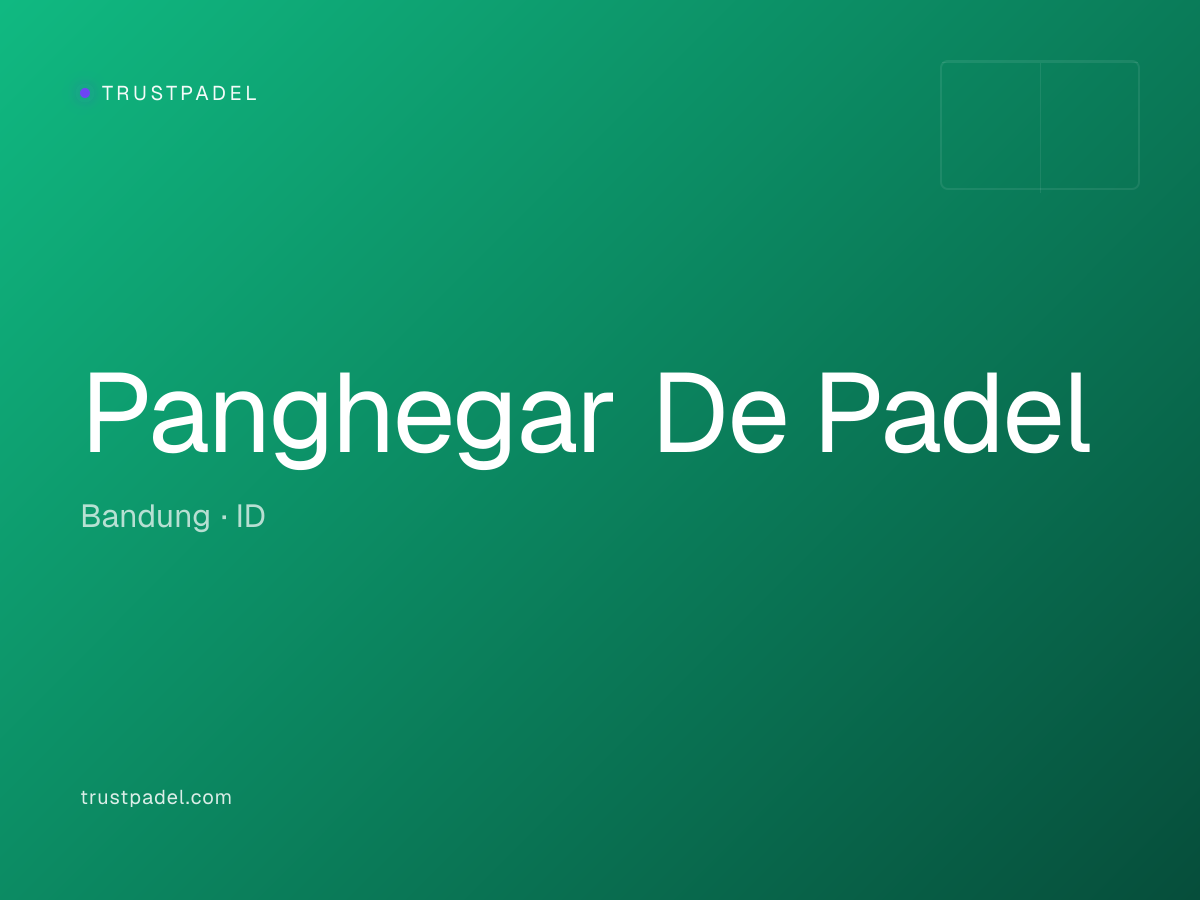 Panghegar De Padel padel club