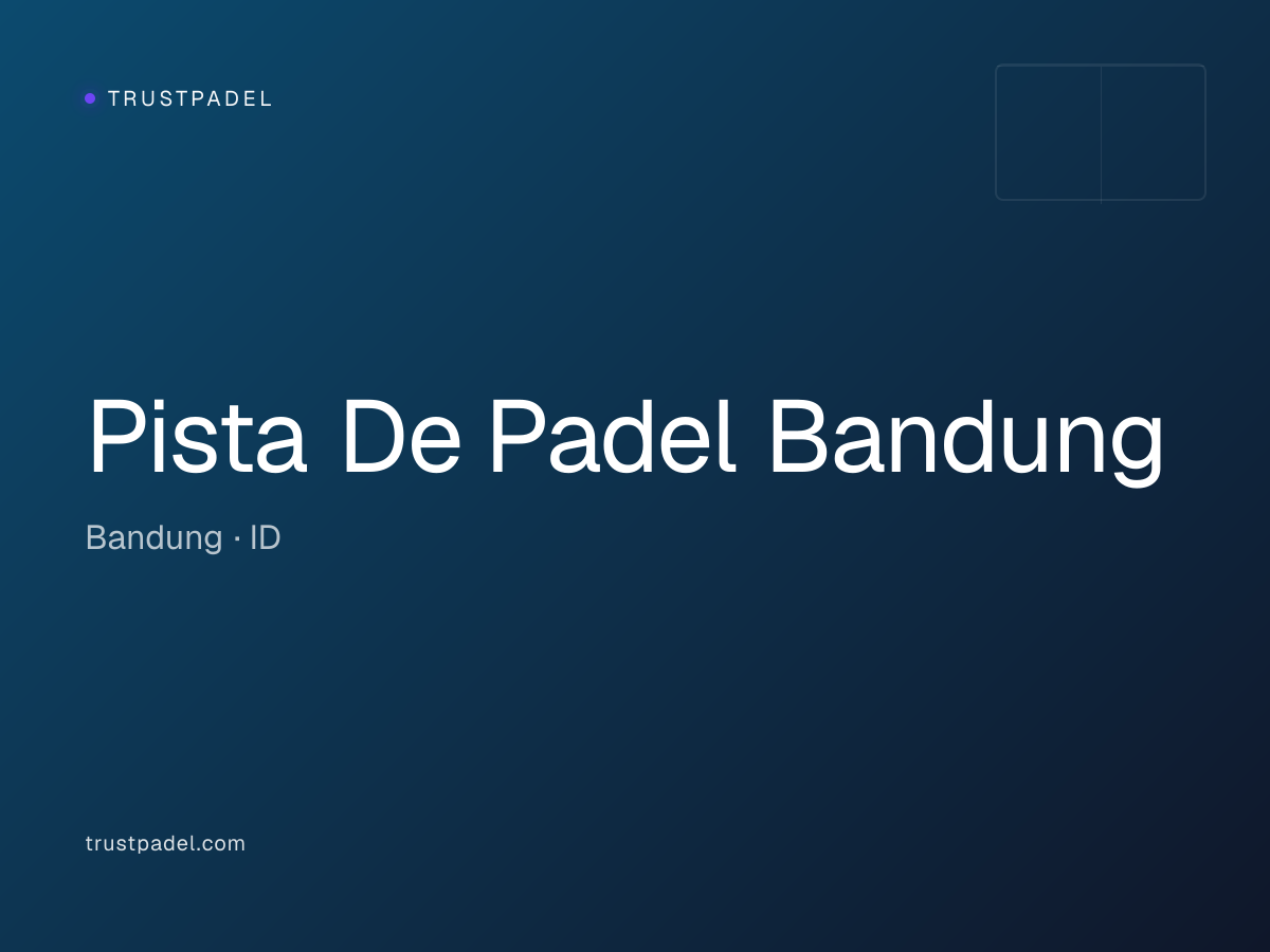 Pista De Padel Bandung padel club