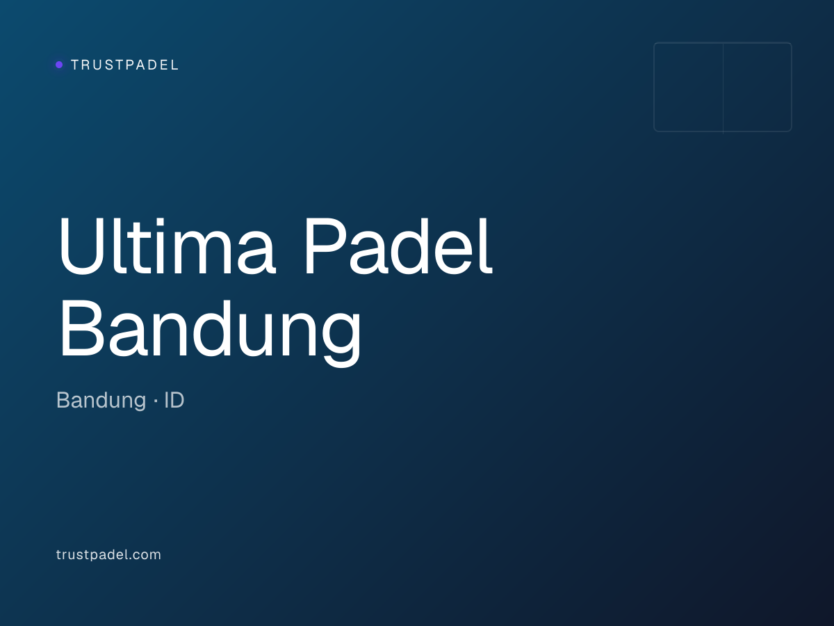 Ultima Padel Bandung padel club