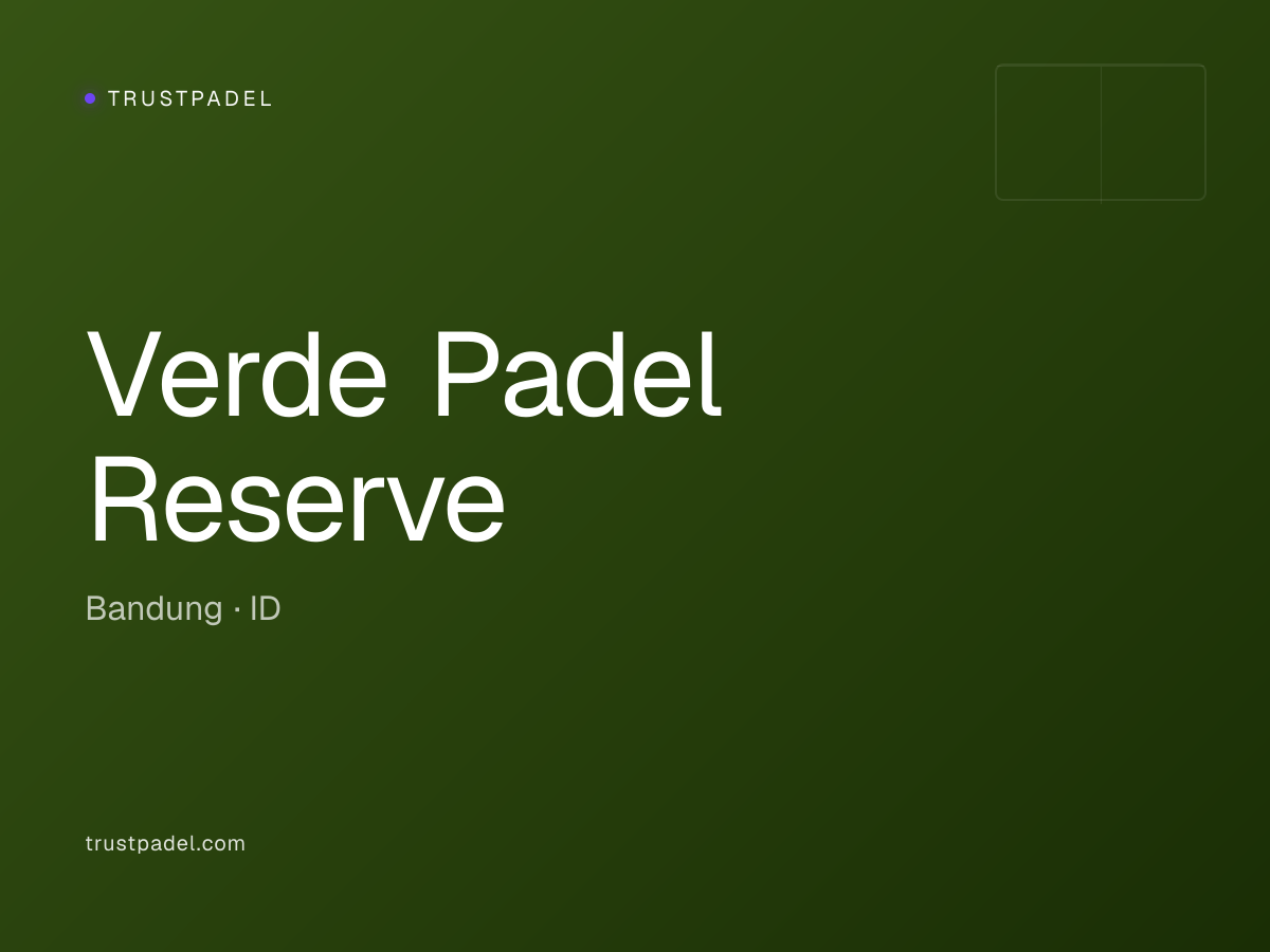 Verde Padel Reserve padel club