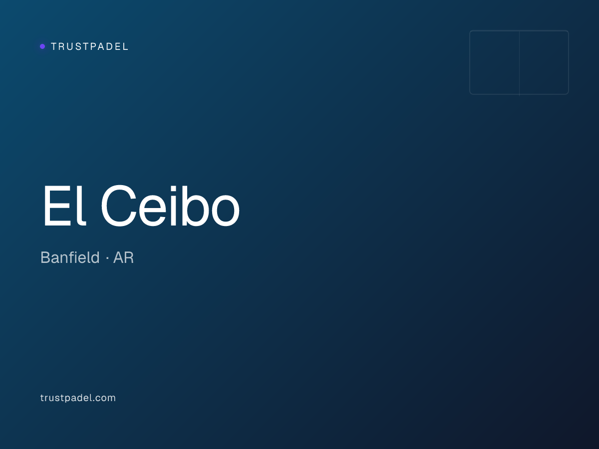 El Ceibo padel club