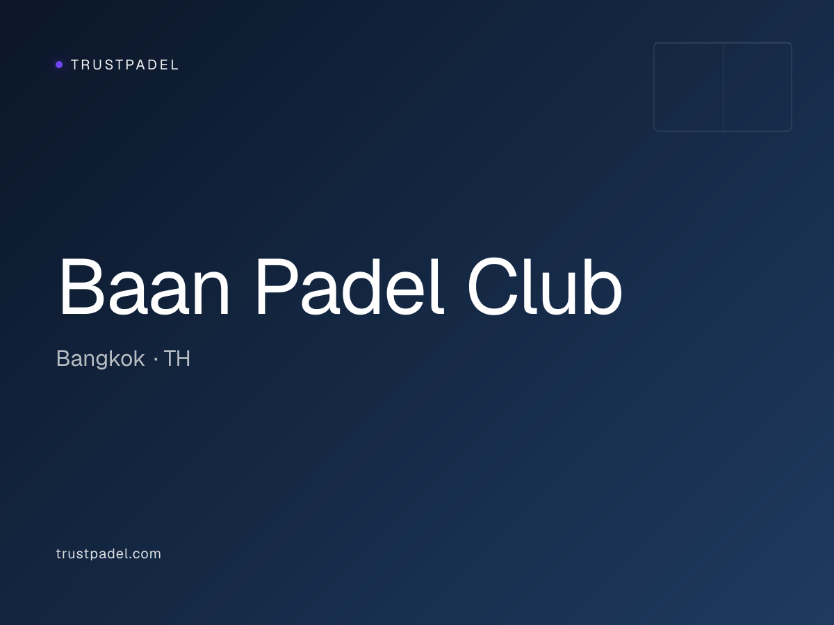 Baan Padel Club padel club