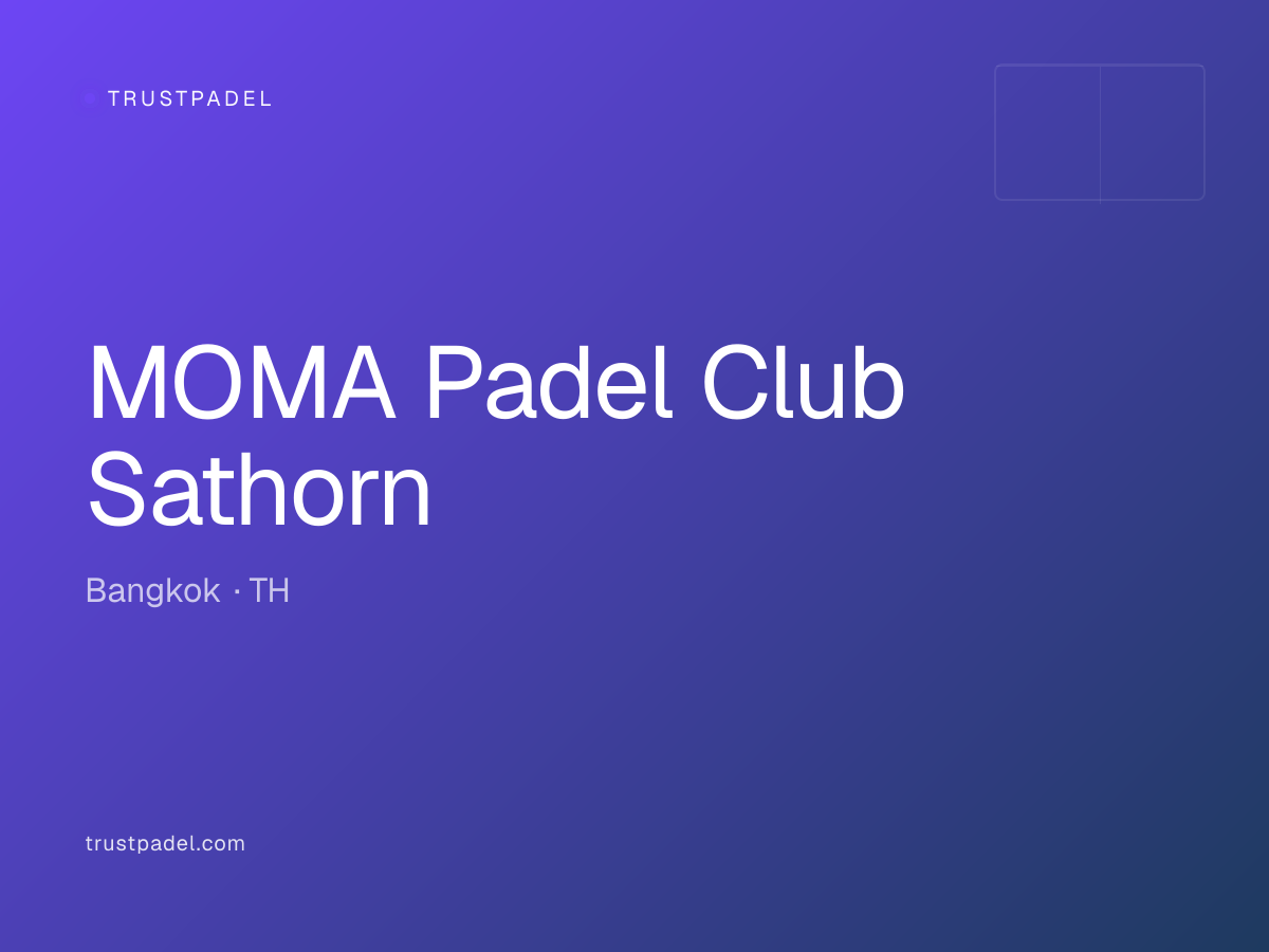 MOMA Padel Club Sathorn padel club