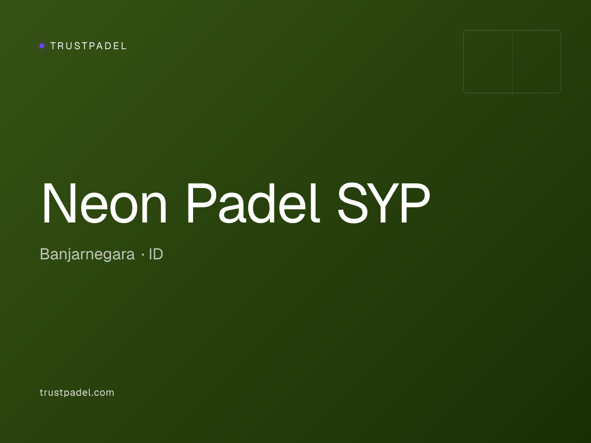 Neon Padel SYP padel club
