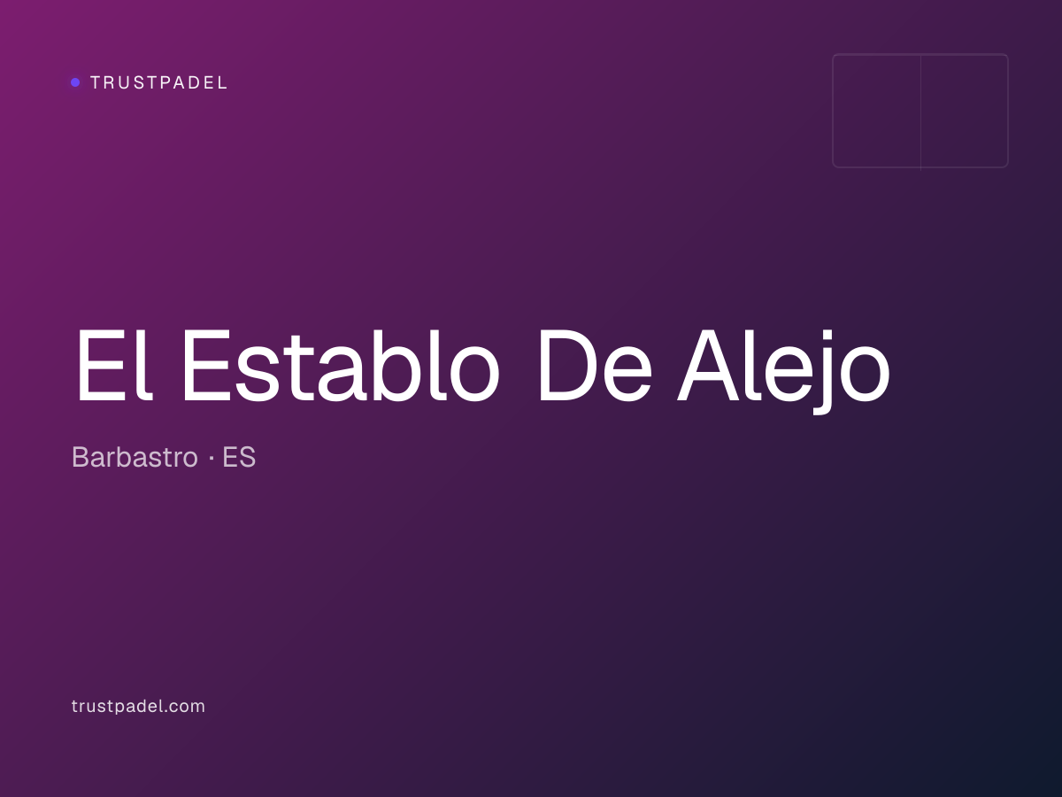 El Establo De Alejo padel club