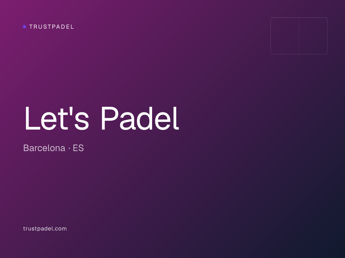 Let's Padel padel club