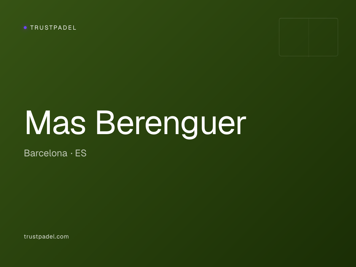 Mas Berenguer padel club
