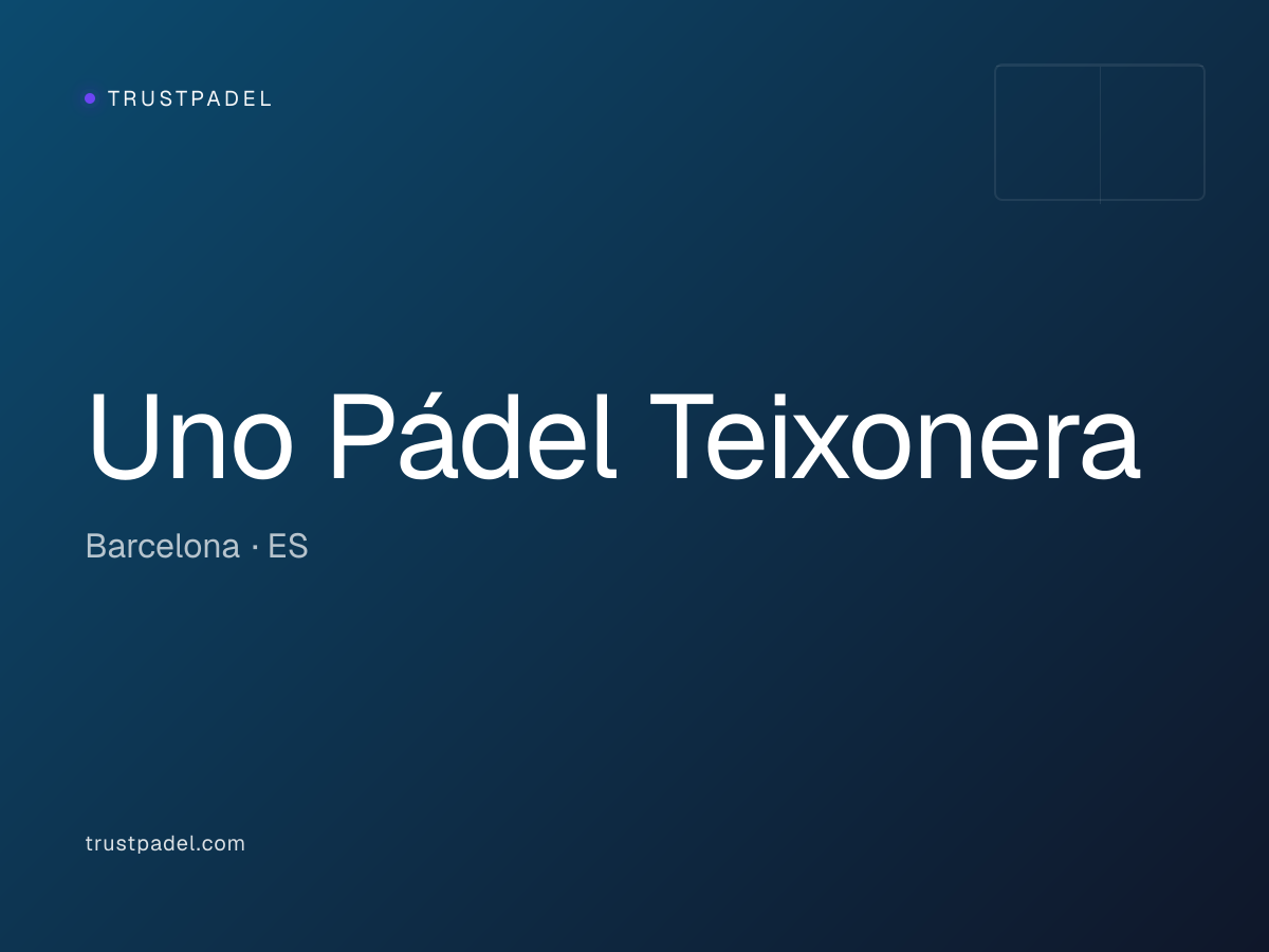 Uno Pádel Teixonera padel club
