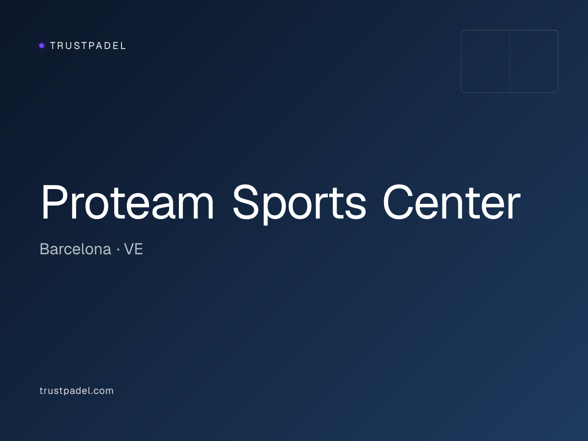 Proteam Sports Center padel club