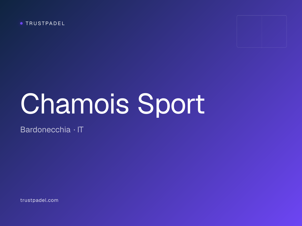 Chamois Sport padel club