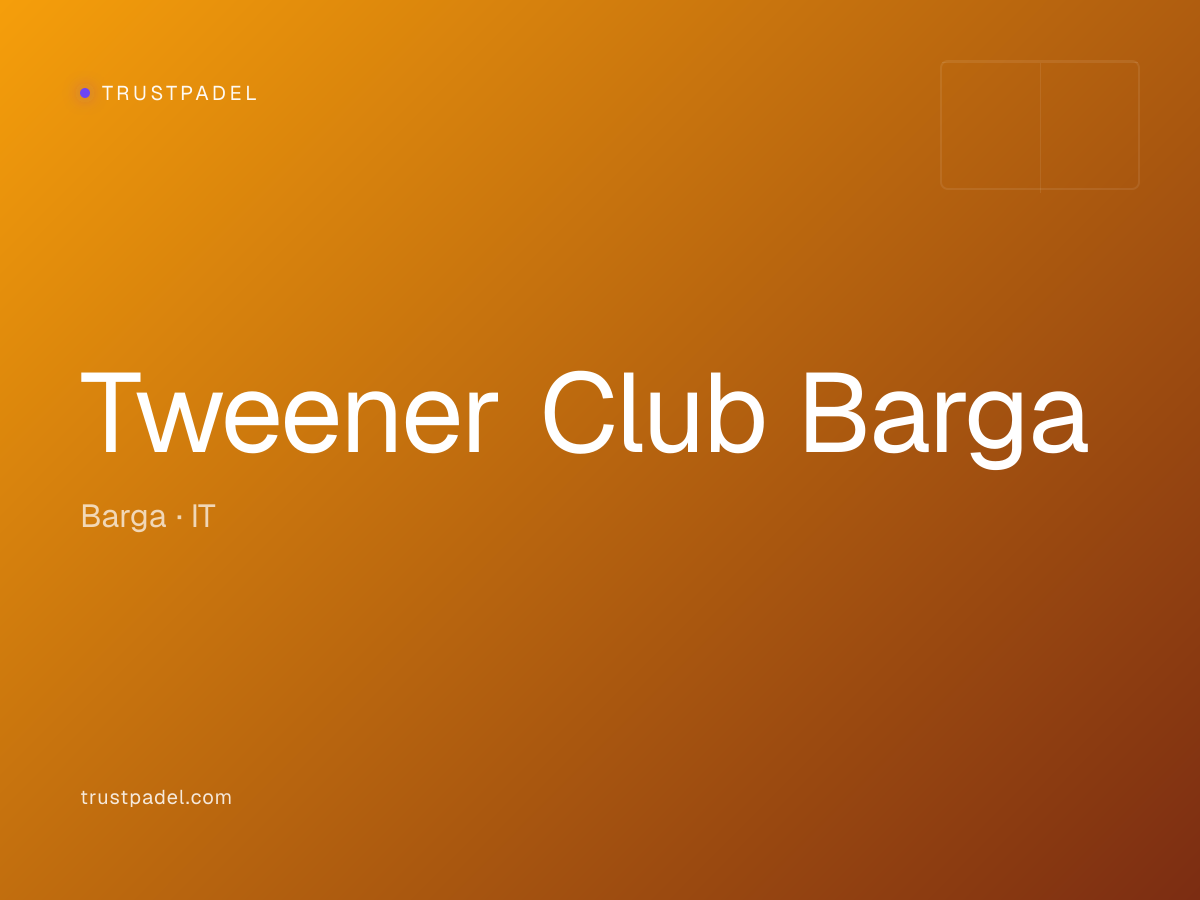 Tweener Club Barga padel club