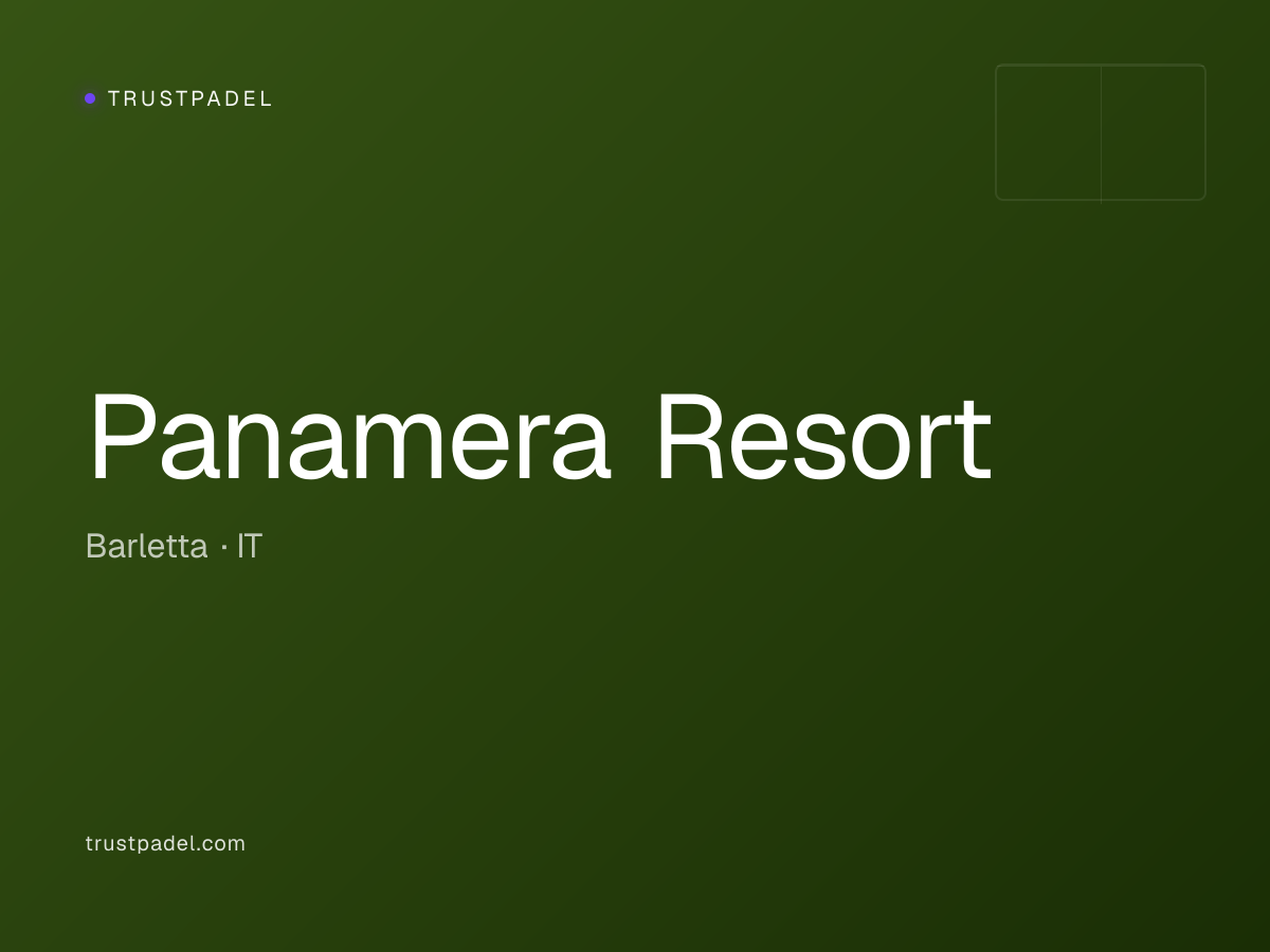 Panamera Resort padel club