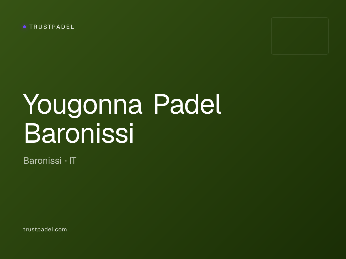 Yougonna Padel Baronissi padel club
