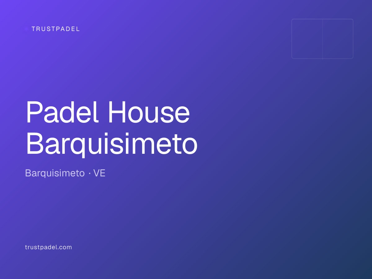 Padel House Barquisimeto padel club