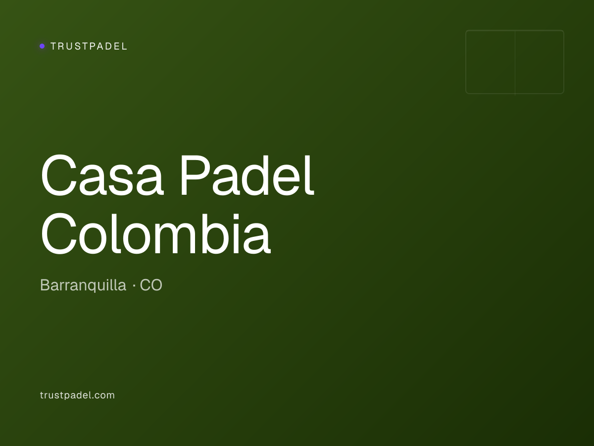 Casa Padel Colombia padel club