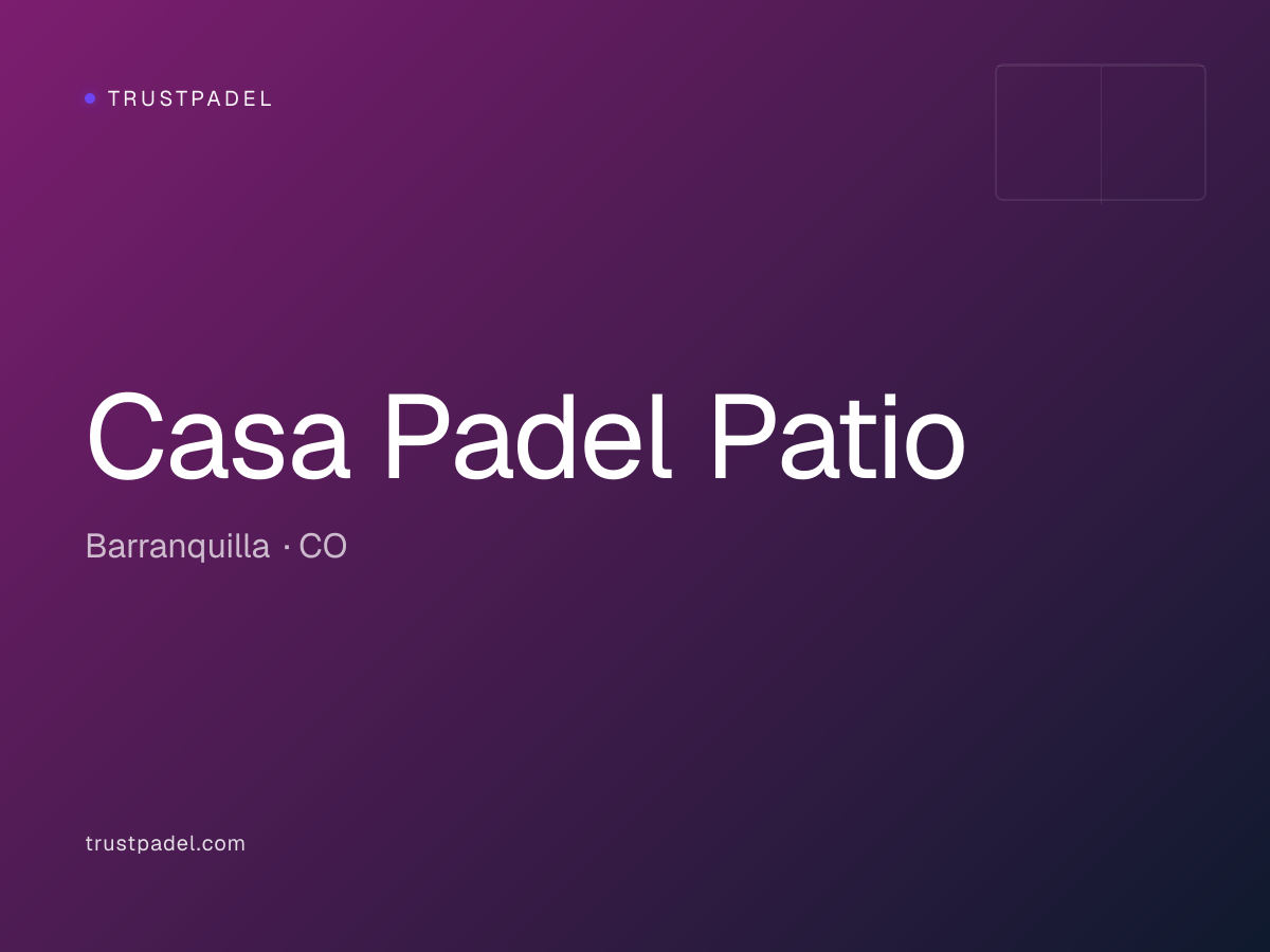 Casa Padel Patio padel club