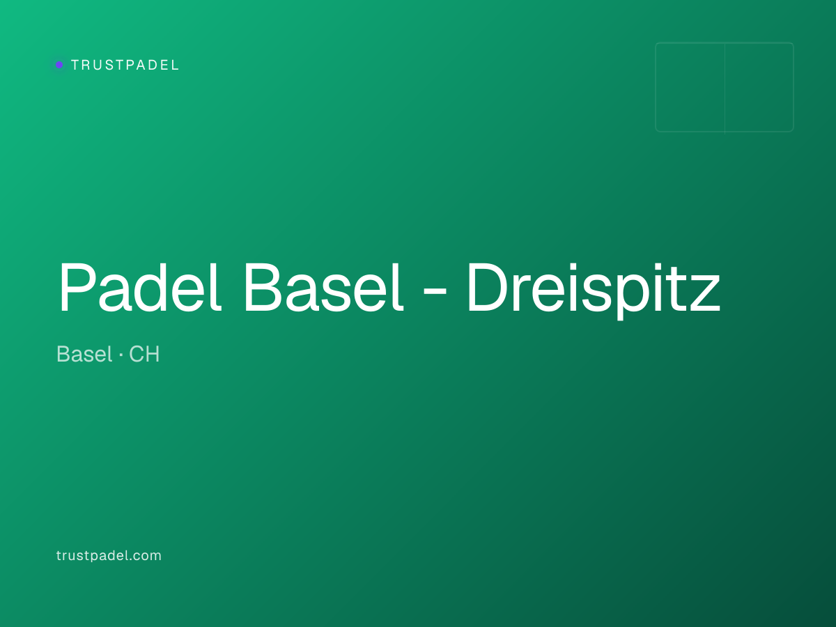Padel Basel - Dreispitz padel club