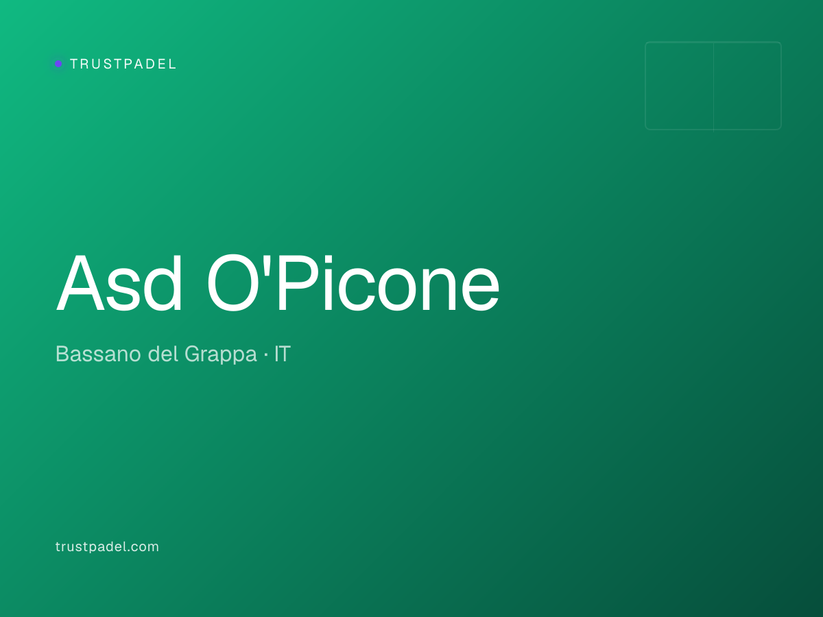 Asd O'Picone padel club