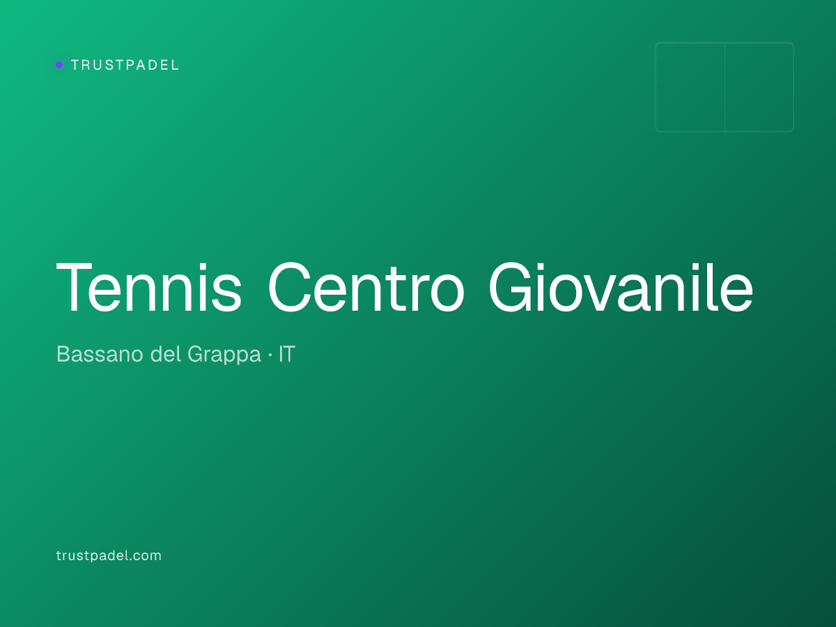 Tennis Centro Giovanile padel club