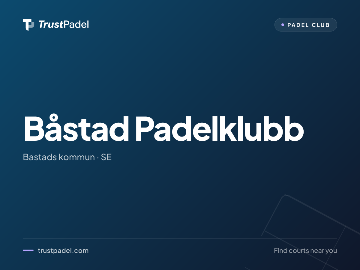 Båstad Padelklubb padel club