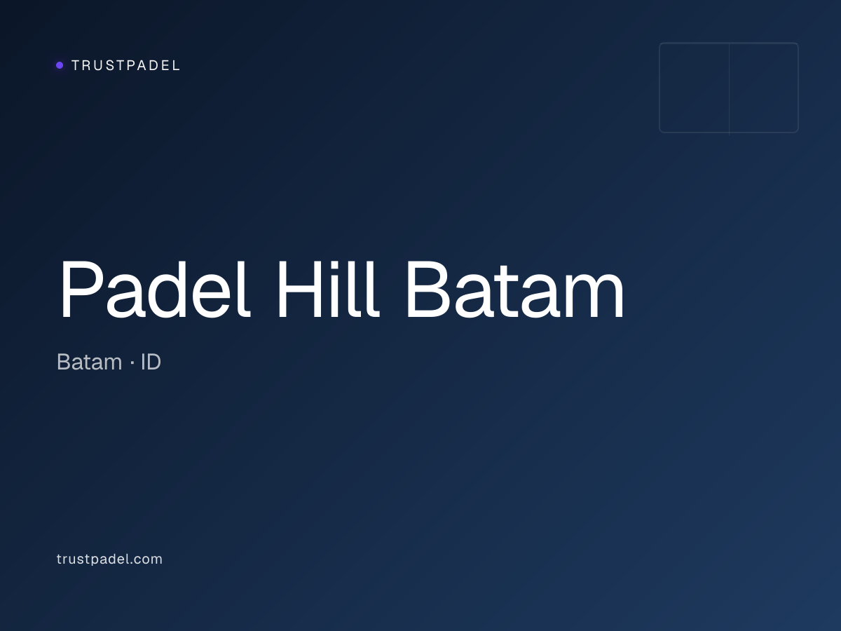 Padel Hill Batam padel club