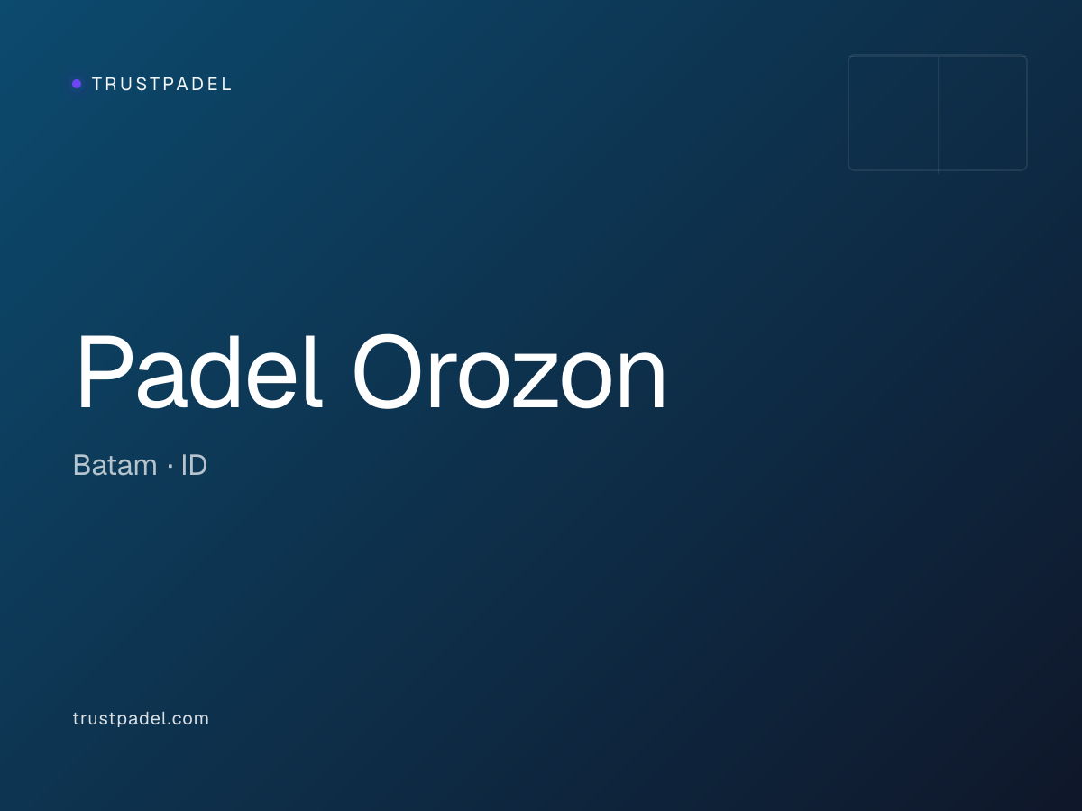 Padel Orozon padel club