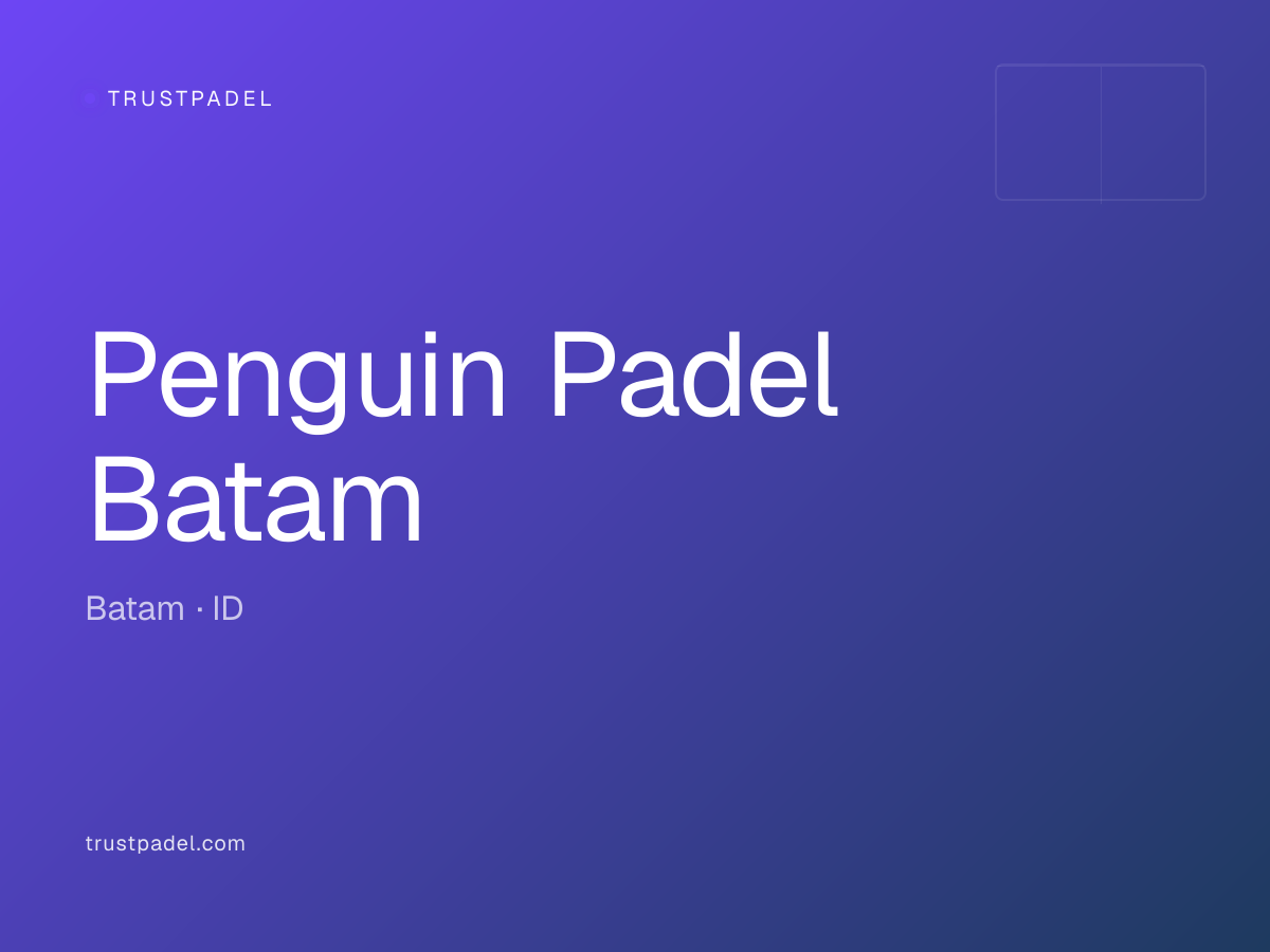 Penguin Padel Batam padel club