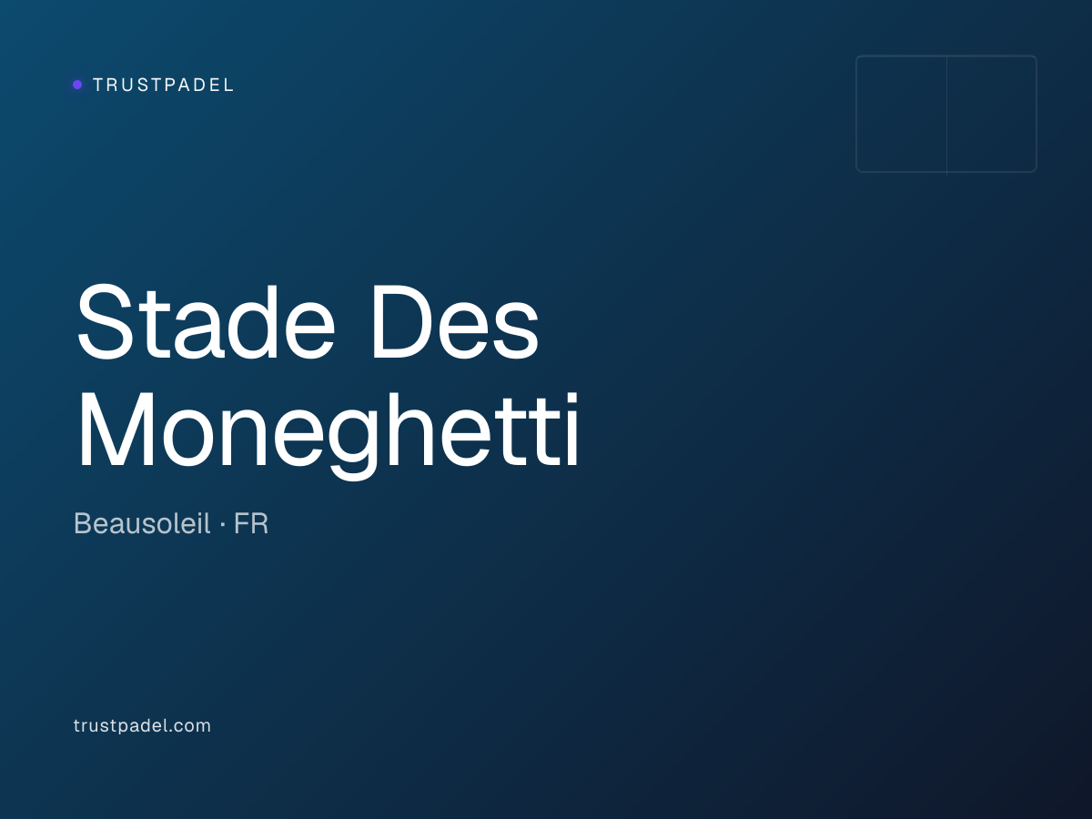 Stade Des Moneghetti padel club
