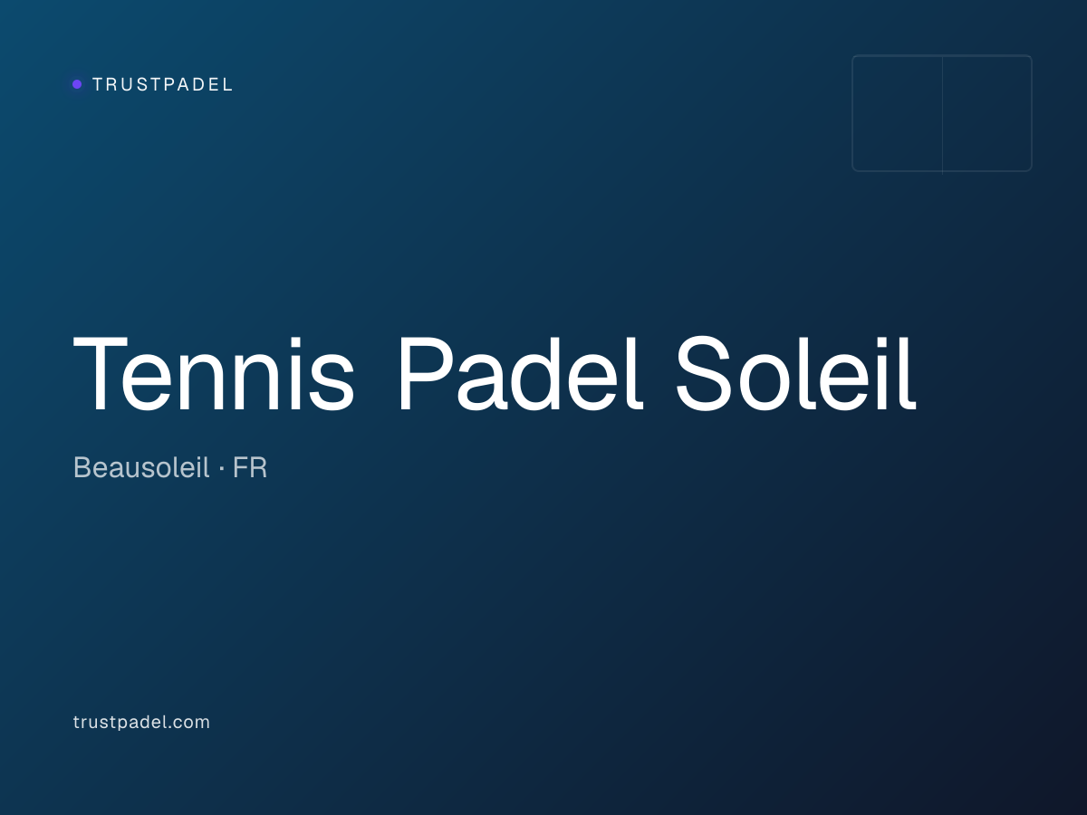 Tennis Padel Soleil padel club