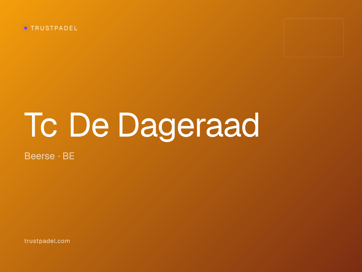 Tc De Dageraad padel club