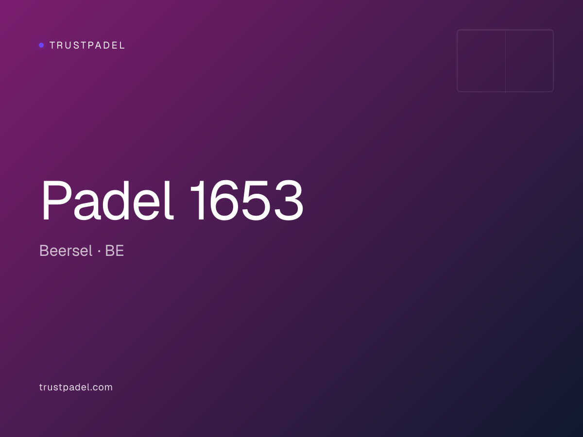 Padel 1653 padel club