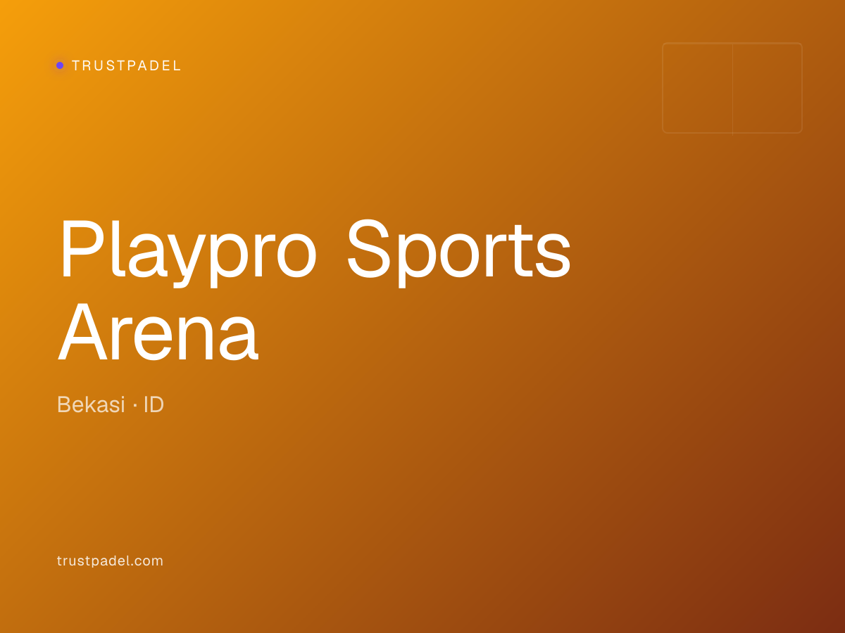 Playpro Sports Arena padel club